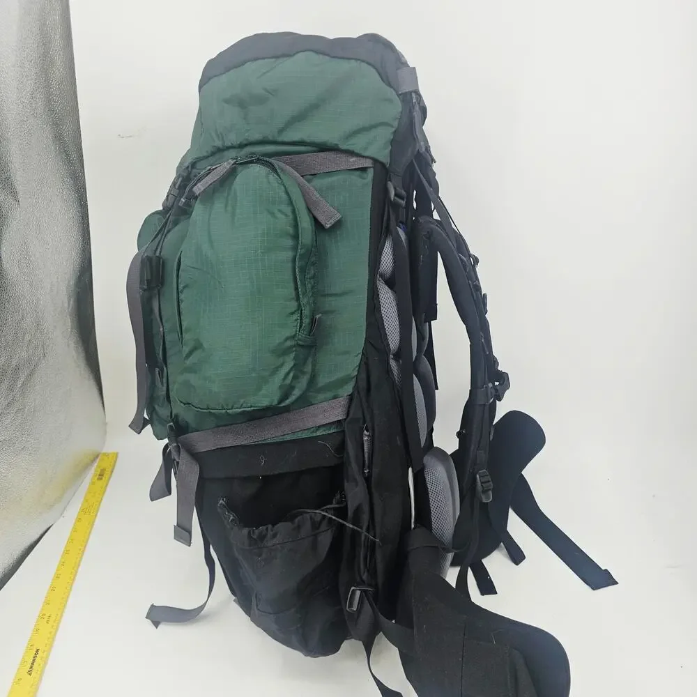 Vintage L.L. Bean L Hiking Rucksack Backpack Green internal frame Gorpcore Gorp